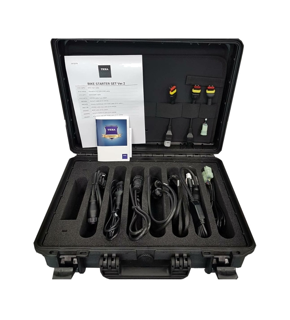 maleta con cables completa para bicicleta bike v2