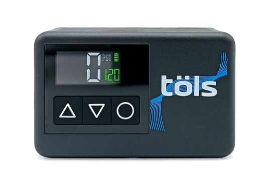 compresor de aire con manómetro para llevar en la bicicleta aina smart pump presta/schrader, 120 psi max
