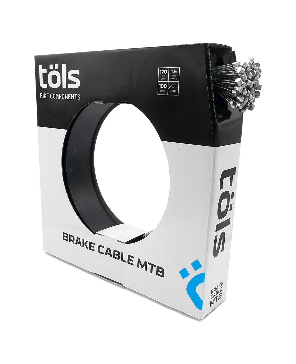 sirga cable de freno mtb (100u)