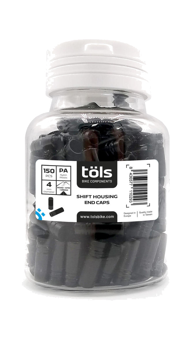 topes de funda cable de cambio mtb/road/urban (150u)