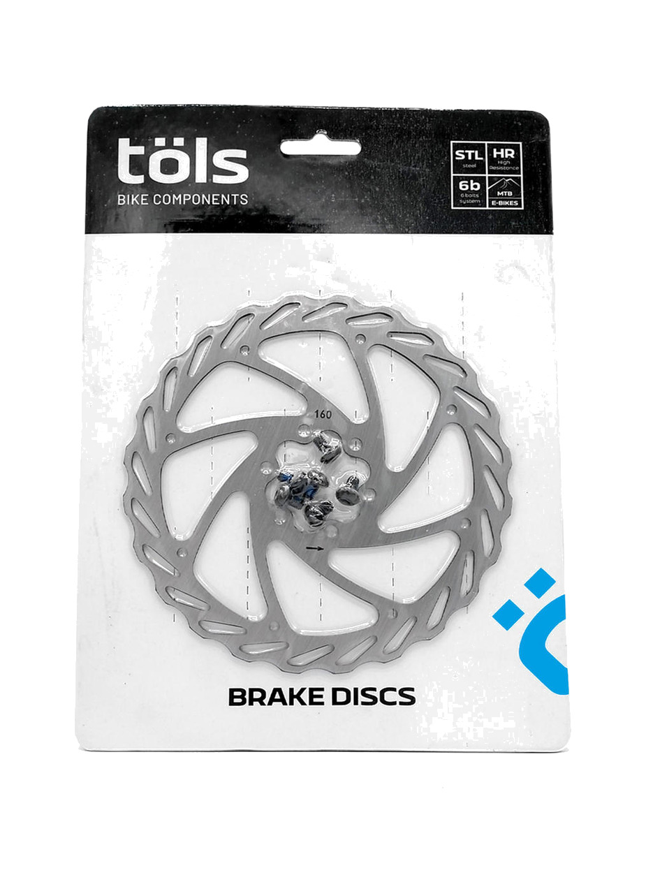 disco de freno + tornillos mtb 160mm
