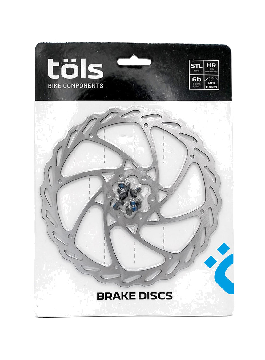 disco de freno + tornillos mtb 180mm