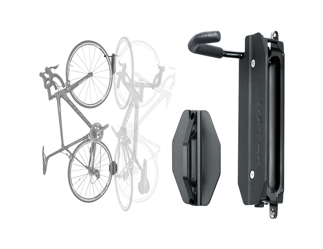 expositor soporte colgador de bicicleta swing-up ex