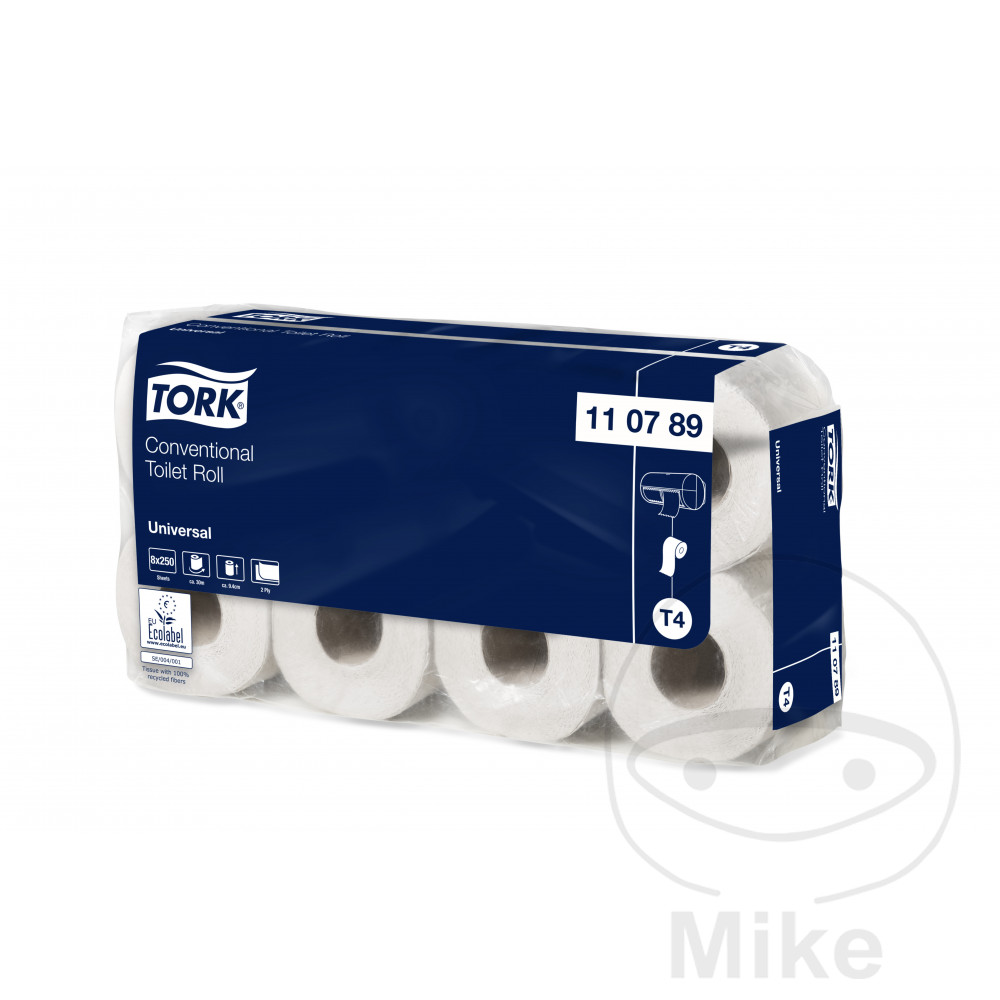 TORK Paquete 8 rollos papel higiénico para dispensador 5516570 - Picture 1 of 1