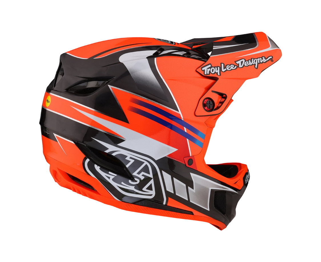 casco con visera y mentonera d4 carbon helmet mips saber