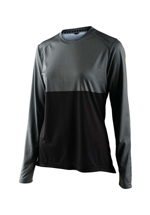 camiseta manga larga de mujer ciclismo lilium ls jersey block