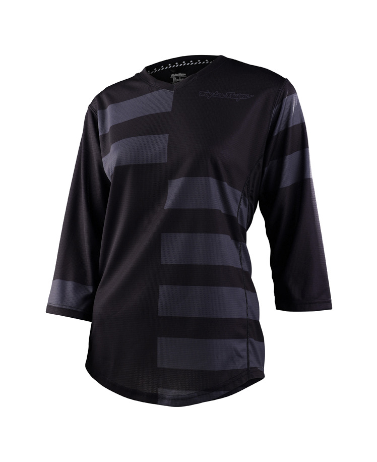 camiseta de manga 3/4 para mujer womens mischief jersey split stripe