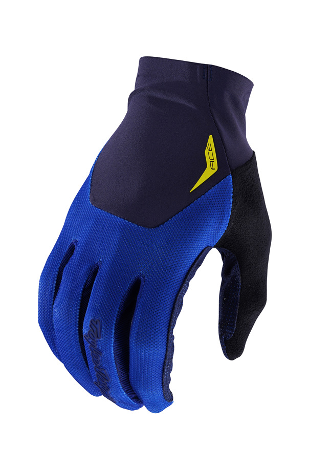 guantes largos para ciclismo montaña ace glove mono cobalt
