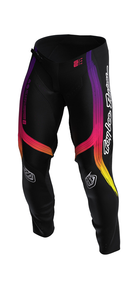 pantalón enduro cross offroad se pro stripes