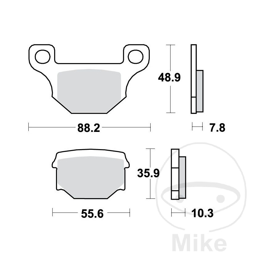TRW Standard brake pads ALTN: 7321151 - 第 1/1 張圖片