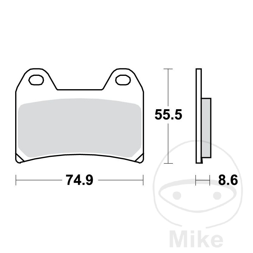 TRW SINTERED BRAKE PADS SCR ALTN:7320003 - Picture 1 of 1