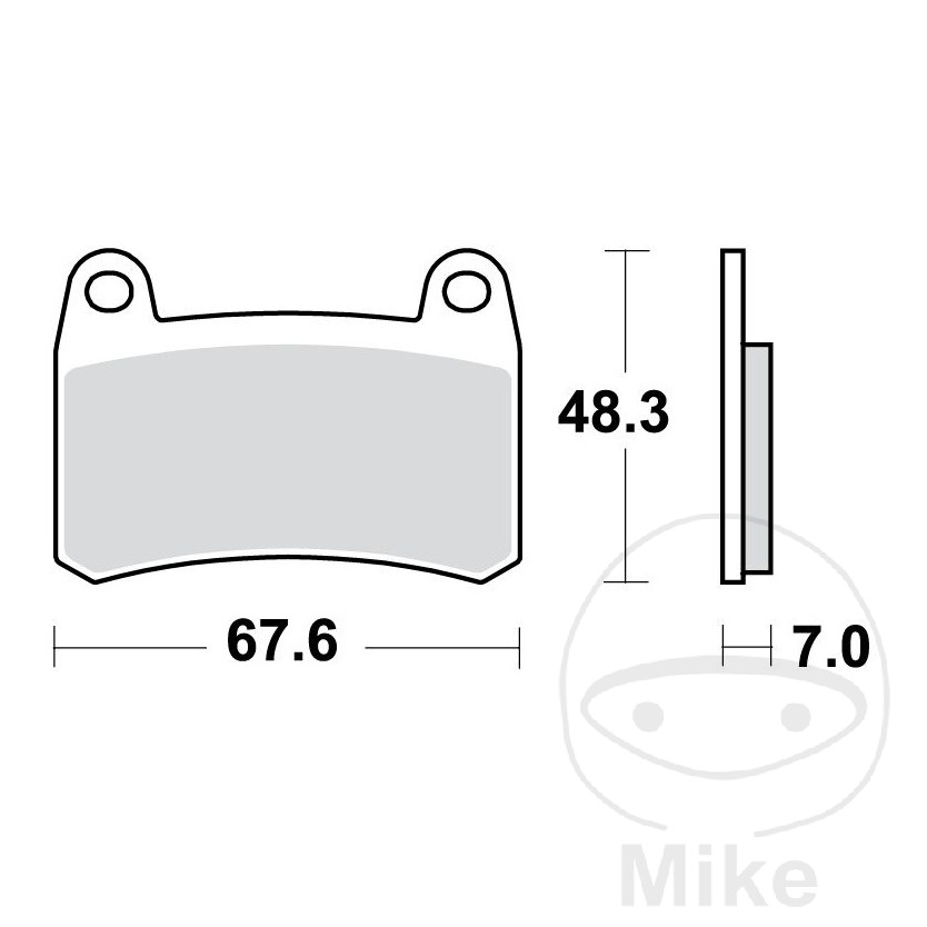 TRW sintered brake pads front OLD: 7370227 - Picture 1 of 1