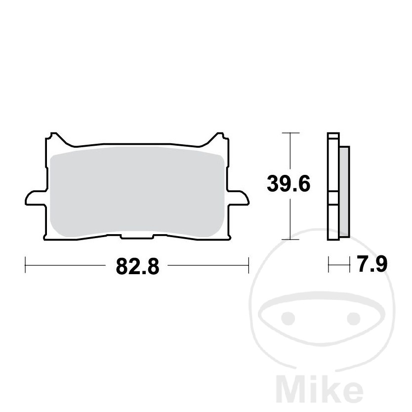 TRW Sintered Front Brake Pads ALTN: 7370182 - Picture 1 of 1