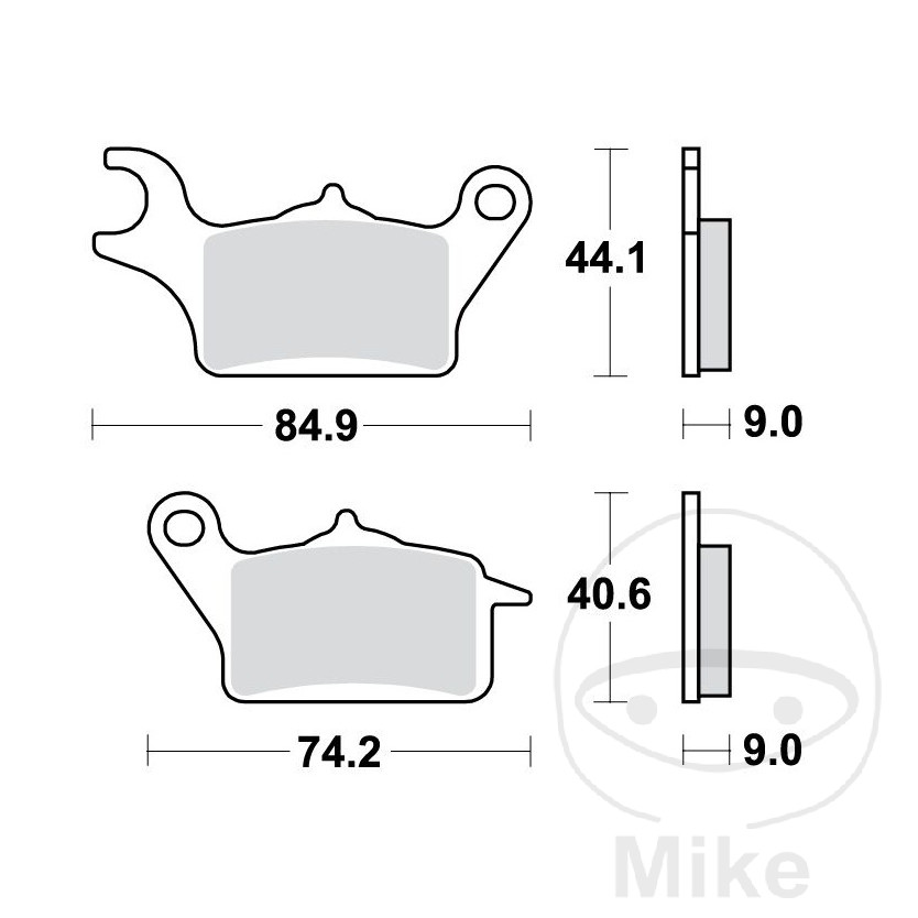 Plaquettes De Frein TRW GDB2156 - Pour Fiat Tipo - Avec Indicateur D'Usure Et Accessoires