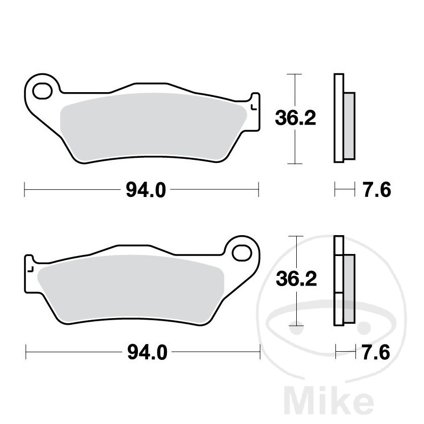 TRW SINTERED BRAKE PADS SI ALTN: 7377526 - Picture 1 of 1