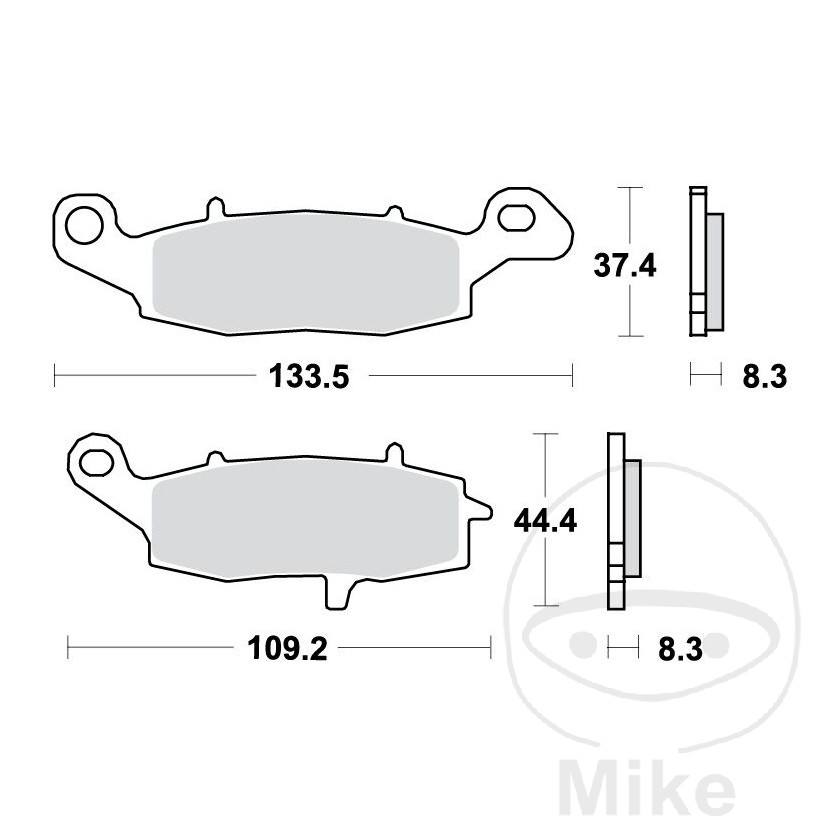 TRW GDB1785 Kit 4 Plaquettes De Frein Avant – Compatible Renault Kangoo, Mercedes Citan, Qualité OE, Revêtement COTEC