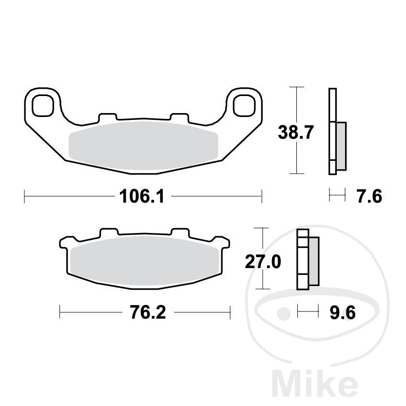 TRW Sintered front brake pads ALTN: 7375116 - Picture 1 of 1