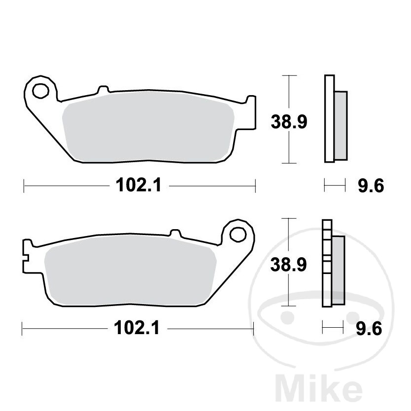 TRW Sintered Front Brake Pads ALTN: 7377040 - Picture 1 of 1