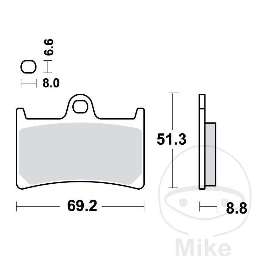 TRW sintered brake pads front OLD: 7320450 - Picture 1 of 1