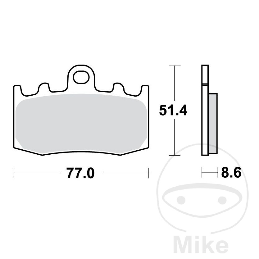 TRW Gesinterde remblokken voor ALTN: 7324163 - 第 1/1 張圖片