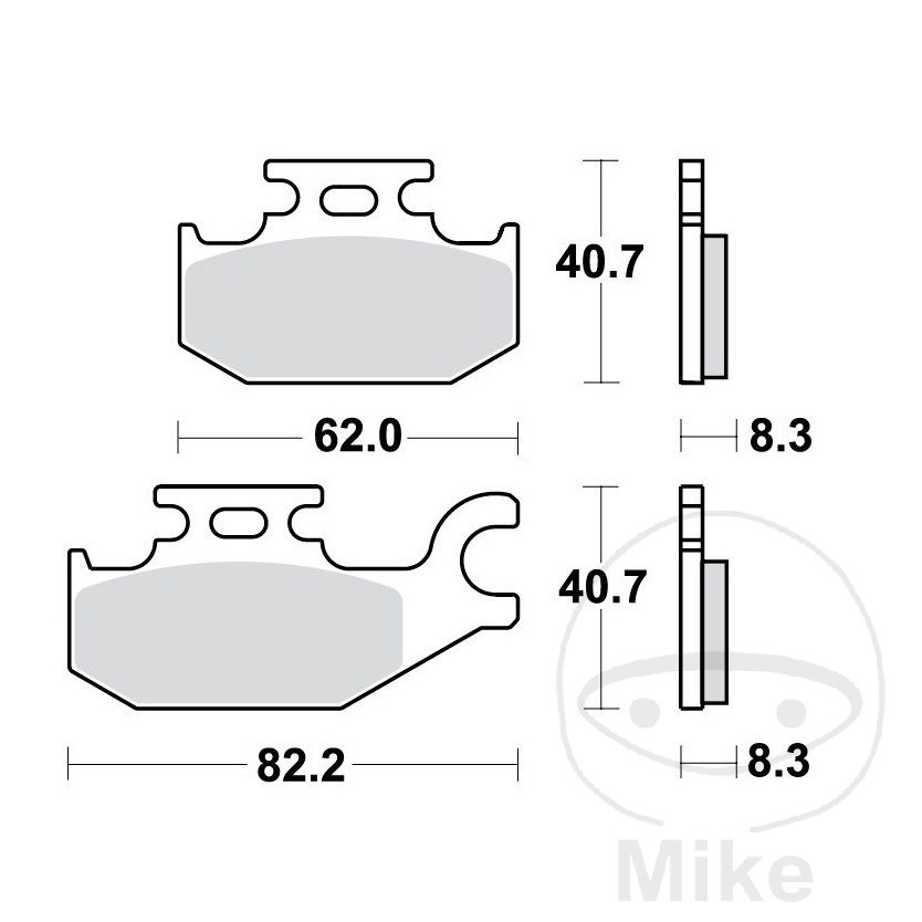 TRW SINTERED BRAKE PADS SI ALTN: 7322134 - Picture 1 of 1