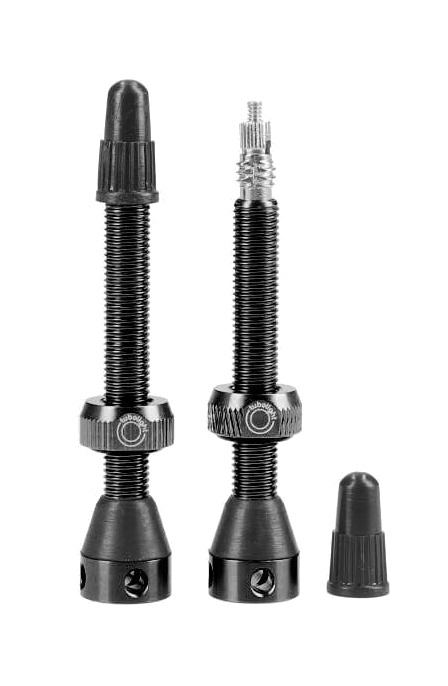 válvula tubeless de aluminio side holes (par)
