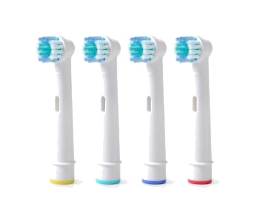 4x recambios para cepillo de dientes compatible con oralb igual a original