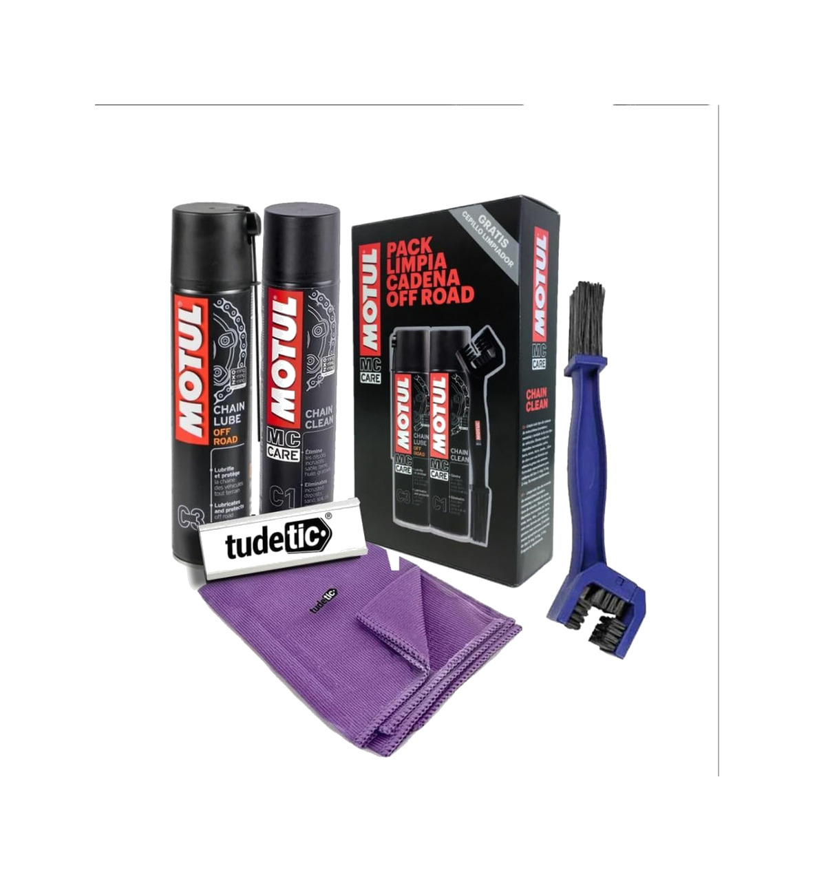 Limpiador Cascos Y Pantallas MC Care M1 - Con Trapo Microfibra