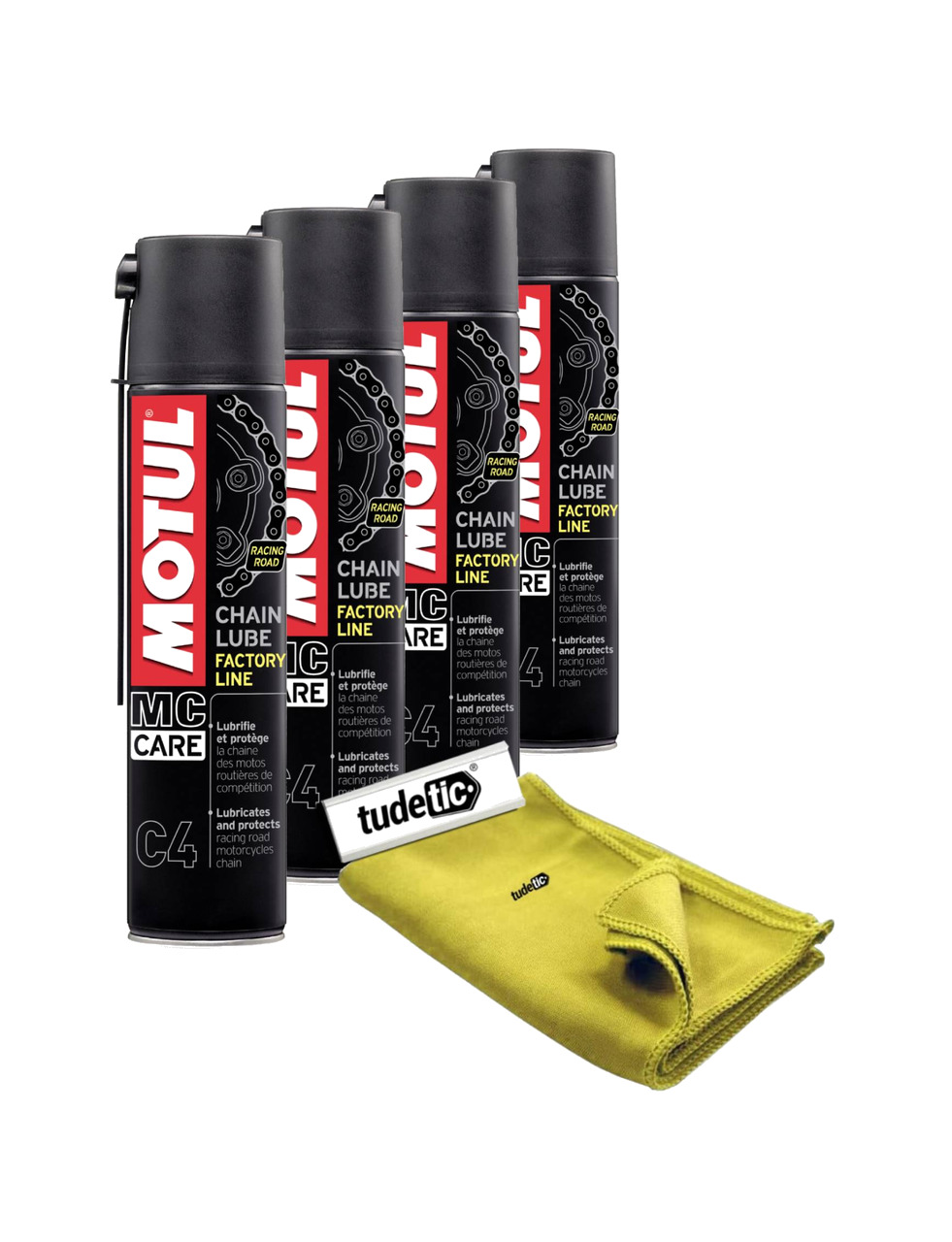 Limpiador Cascos Y Pantallas MC Care M1 - Con Trapo Microfibra