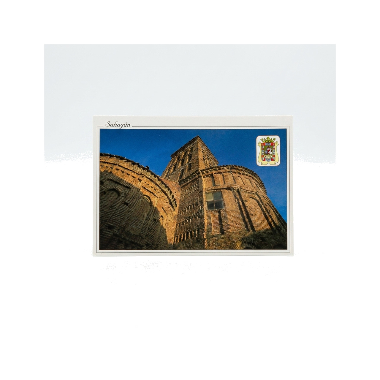 postal iglesia de san tirso sahagún (tarjeta, recuerdo, lámina, souvenir)