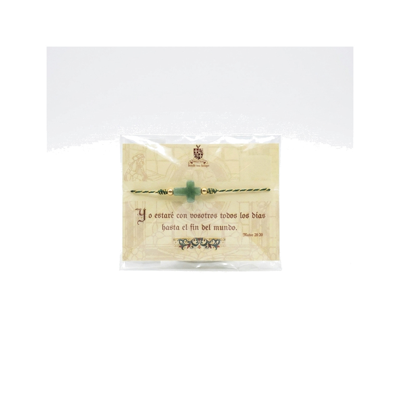 pulsera con cruz cristiana recuerdo (espiritual, brazalete, joya, regalo)
