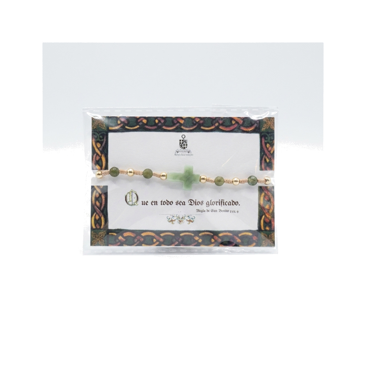 decenario de hilo artesanal para oración (rosario, pulsera, denario, devoción) monjas benedictinas monasterio santa cruz sahagún