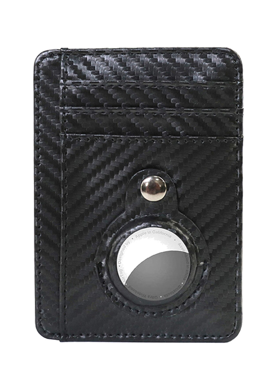 cartera tarjetero con soporte airtag - mantén tus objetos de valor seguros y localizados