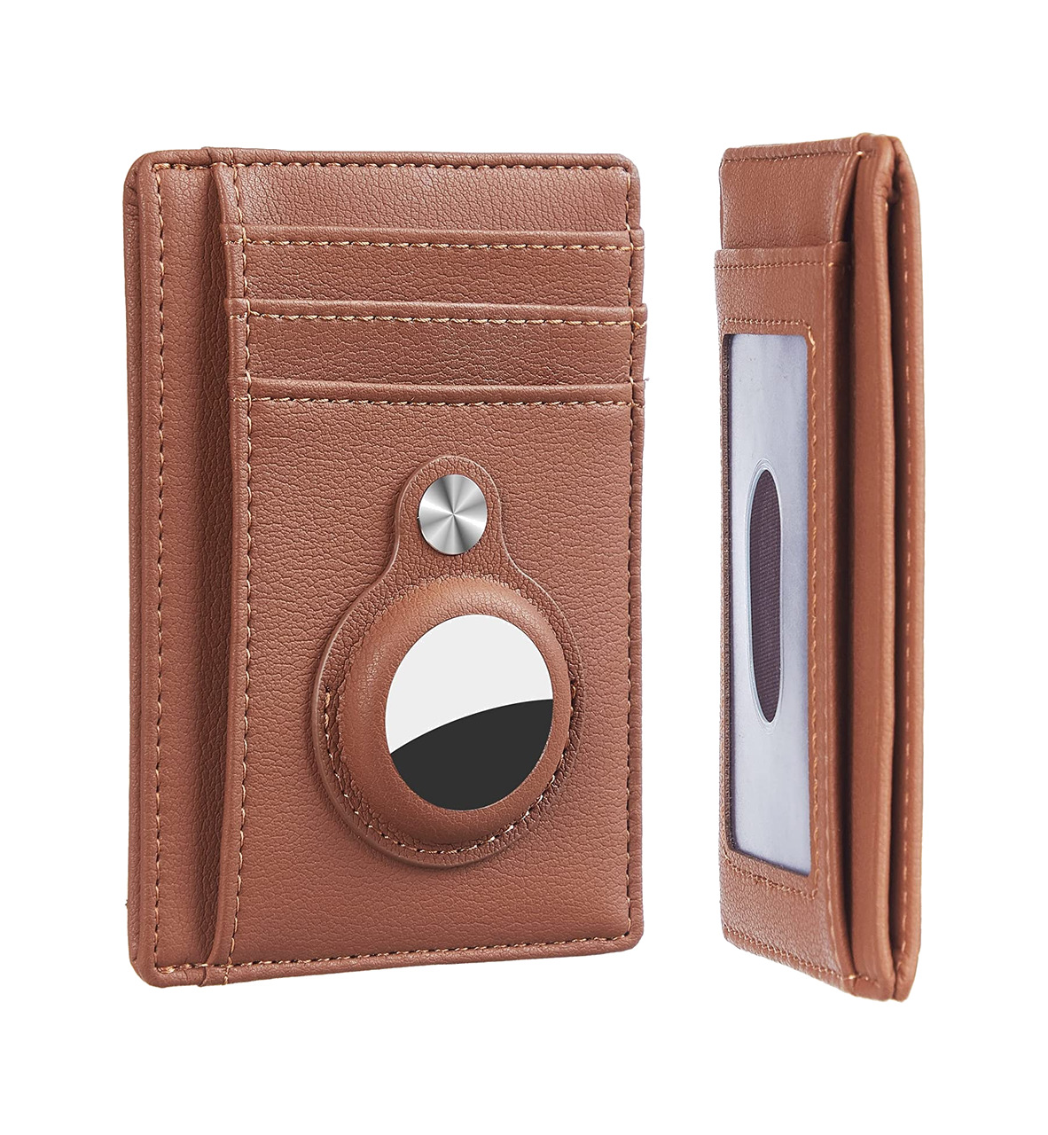 cartera tarjetero con soporte airtag - mantén tus objetos de valor seguros y localizados