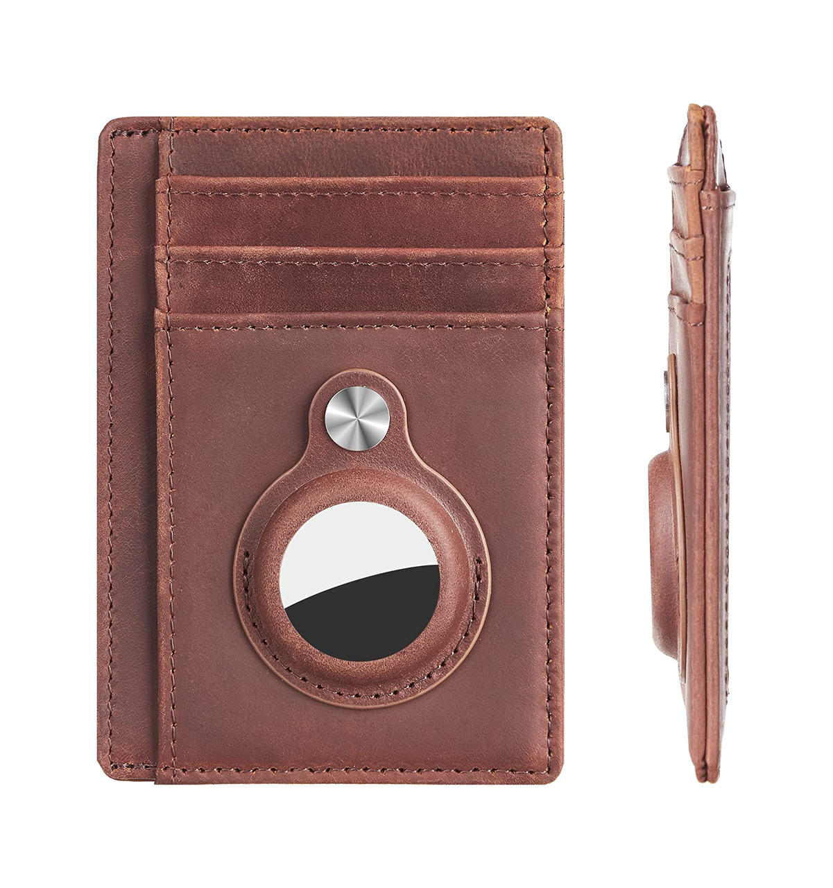 cartera tarjetero con soporte airtag - mantén tus objetos de valor seguros y localizados