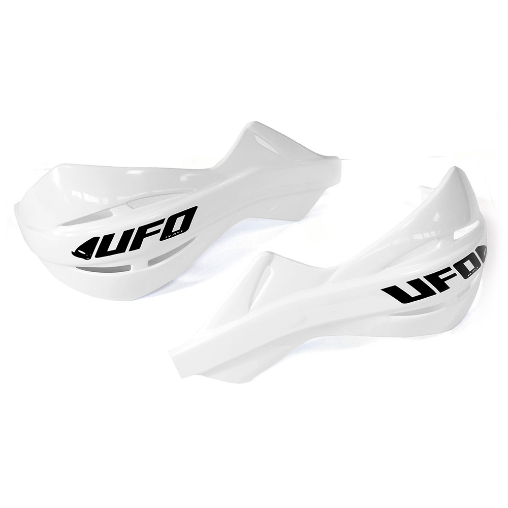 recambio paramanos cerrado alu handguards pm01637 para protector de manos 780698 20 - conchas negras - color blanco