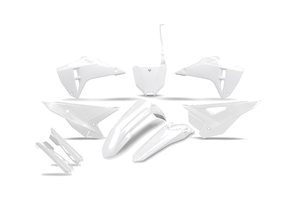 kit de plástica completo con protectores de horquilla