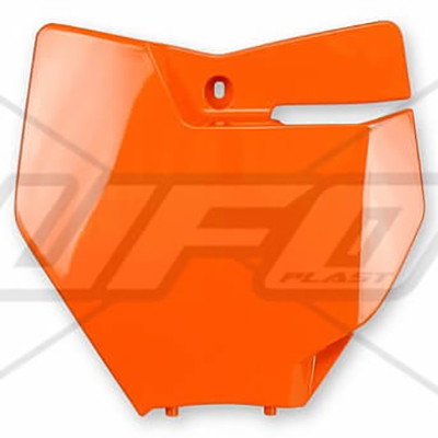 portanúmeros delantero ufo para ktm sx/sx-f en naranja flúor
