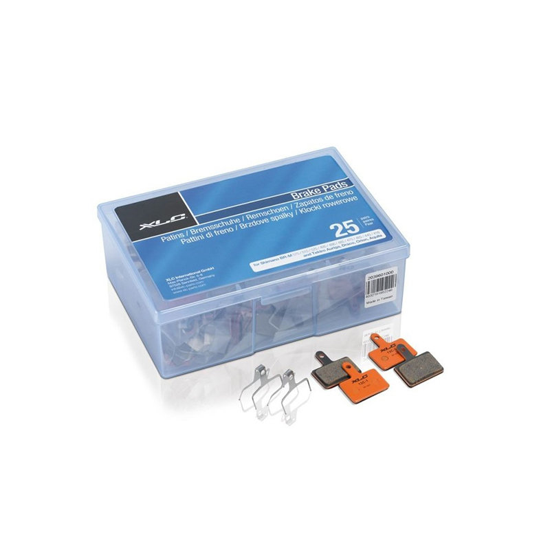 set pastillas de freno sinterizadas (25 pares) para  tektro bp-s07