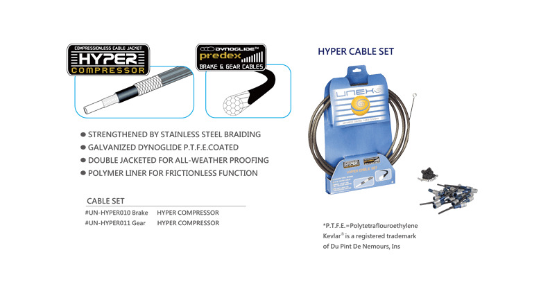 kit de cable y funda freno hyper