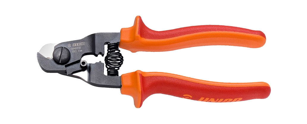 alicate corta cable de acero unior 584/4bi-us
