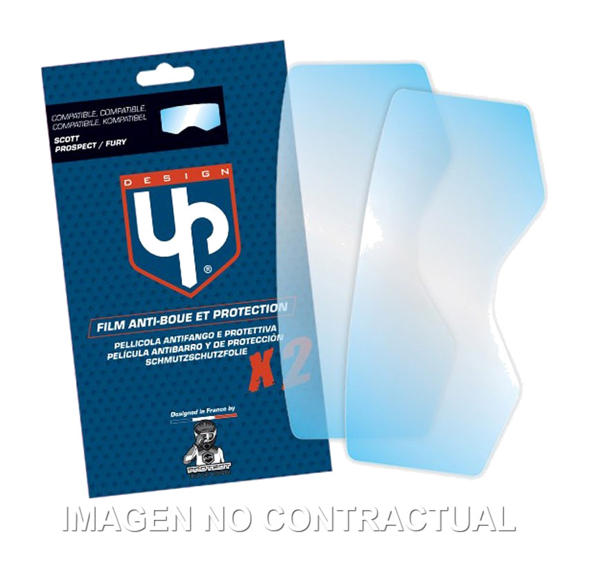 película hidrófuga protectora para lentes de gafas af protect scott prospect fury