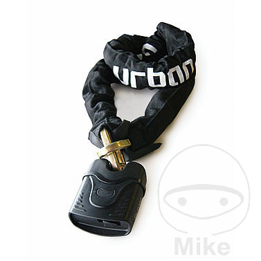 cadena antirrobo con candado 10x1200mm