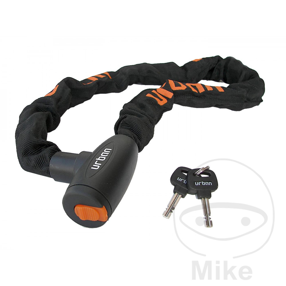 cadena antirrobo con candado 8x1700mm