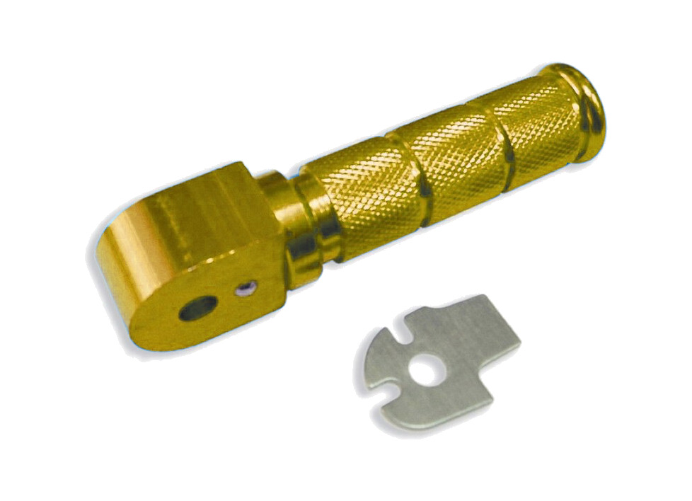 juego reposapies estriberas oro