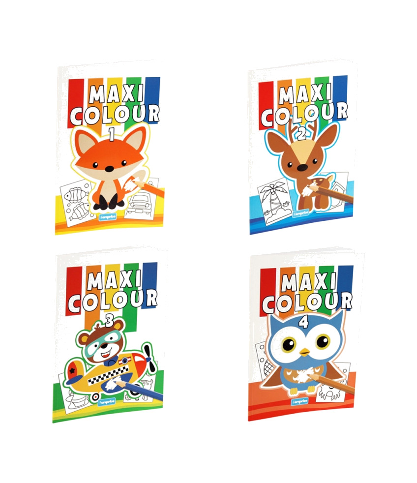 libro de colorear maxicolor modelos surtidos 16 paginas