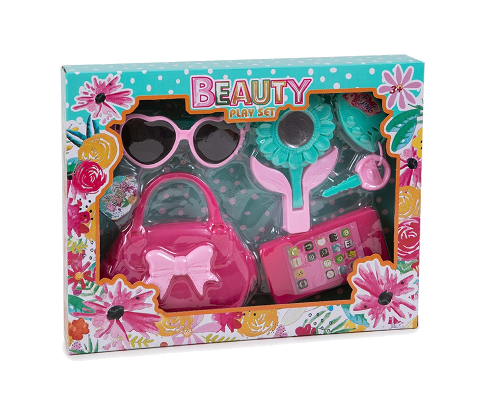 conjunto de juego bolso gafas movul espejo llaves colores surtidos 24,50x31,50x5,50