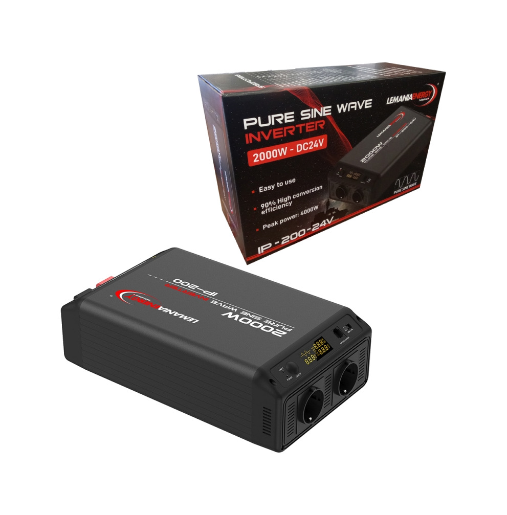 transformador de corriente con onda senoidal 24v a 230v 2000w