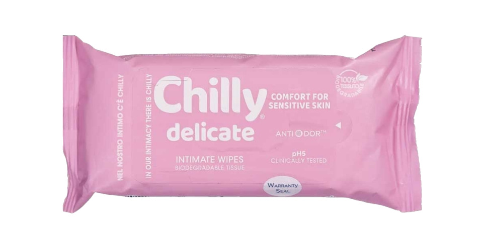 toallitas de higiene íntima chilly