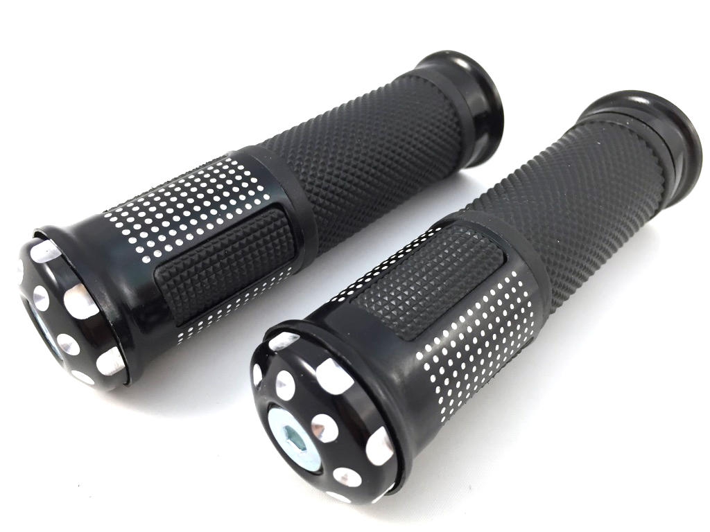 juego de puños de manillar de aluminio antideslizante y resistente al desgaste para moto